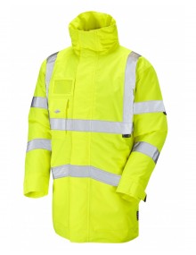 Leo Marwood ISO 20471 Class 3 Superior Anorak Yellow High Visibility